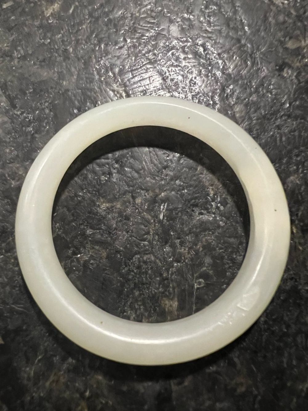 Baby pale green Jade bangle bracelet